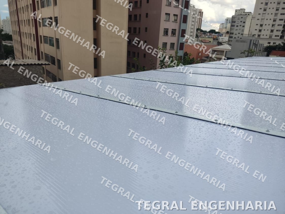 Construção de Telhado · Cond. Sport Garden · Aclimação, SP