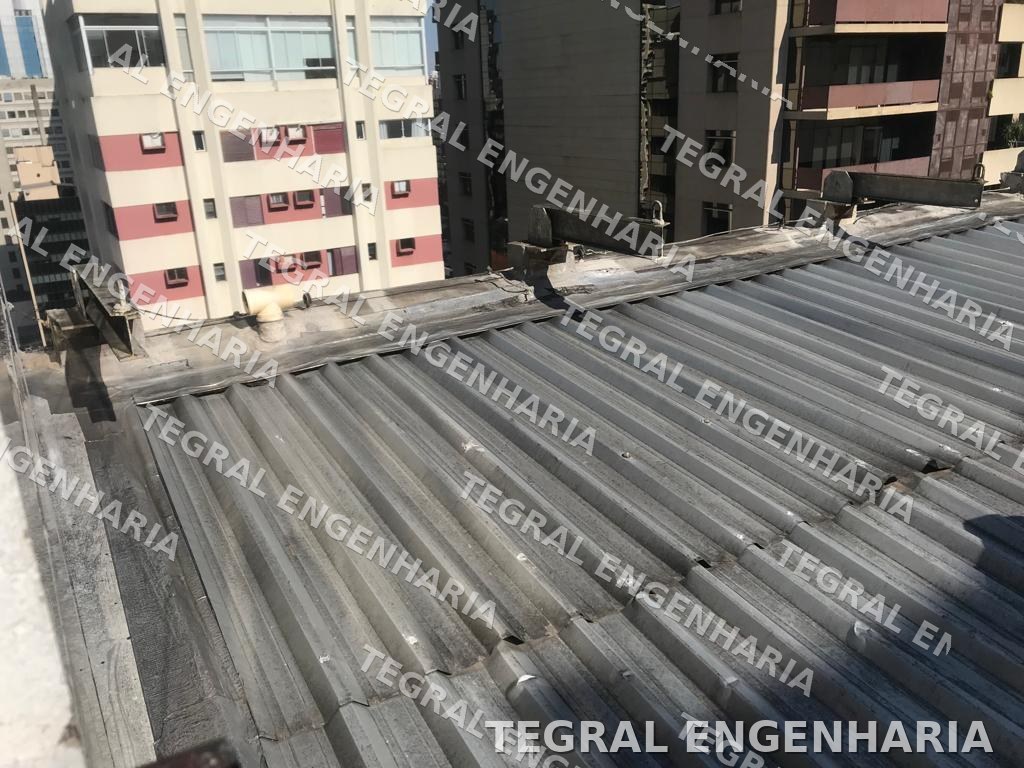 Reforma de Telhado · Itaim Office Center · Itaim Bibi, SP